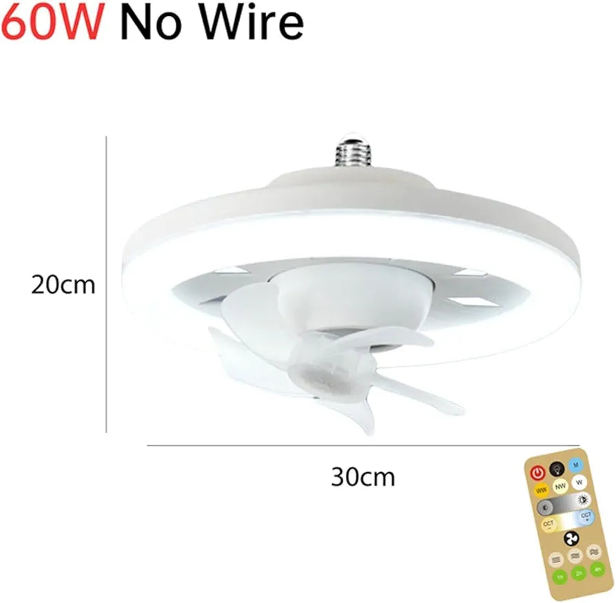 LED Ceiling Fan Light 360 Rotation Ceiling Fan Remote Control Ceiling Fan Acrylic Ceiling Fan
