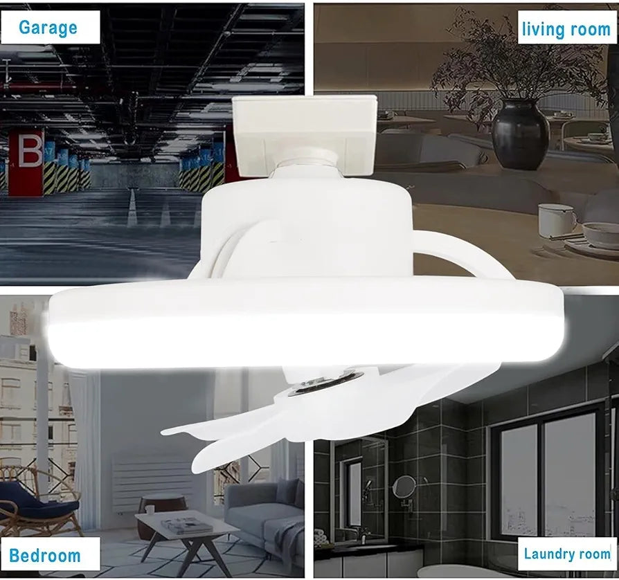 LED Ceiling Fan Light 360 Rotation Ceiling Fan Remote Control Ceiling Fan Acrylic Ceiling Fan